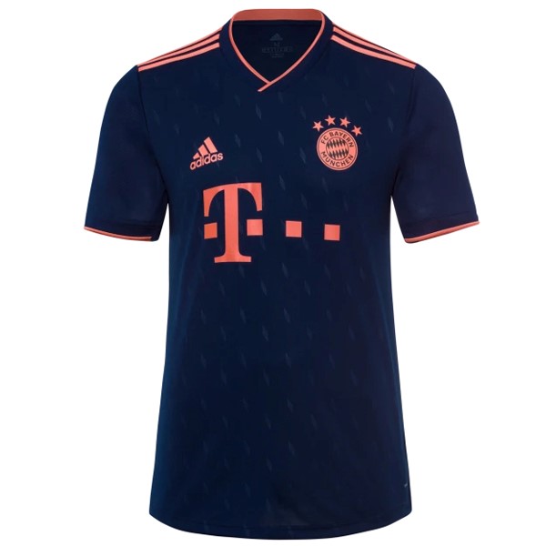 Tailandia Camiseta Bayern Munich Replica Tercera Ropa 2019/20 Azul Marino